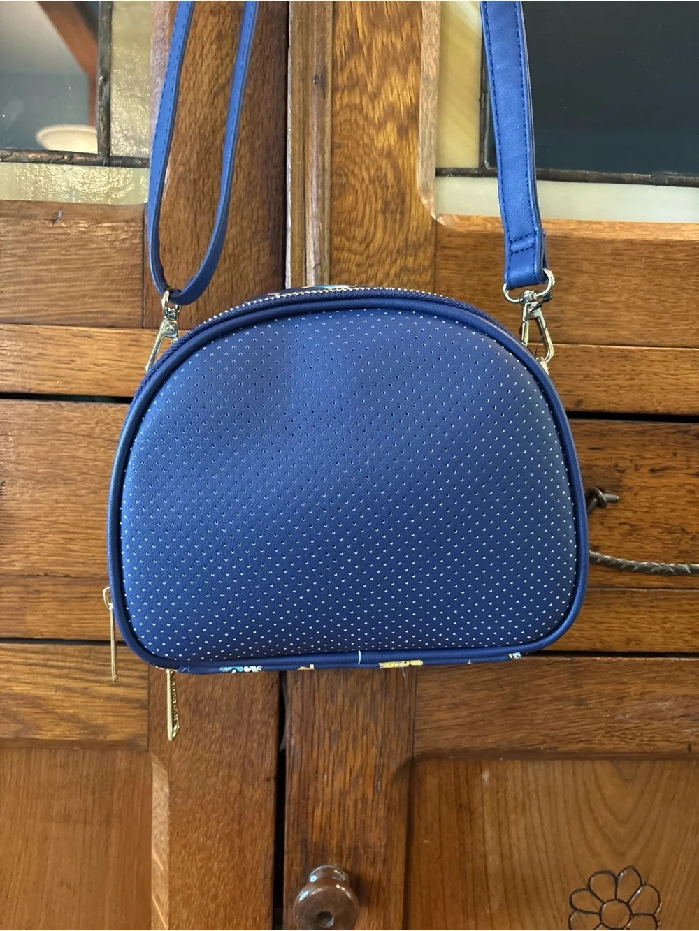 Loungefly Blue Floral Character Crossbody Bag